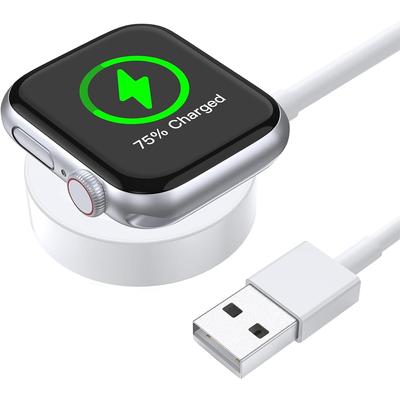 Зарядное устройство для часов iWatch Портативный беспроводной кабель для зарядки Совместимость с Apple Watch Series SE/8/7/6/5/4/3/2/1 Аксессуары