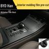 BYD Han EV Carbon Fiber Interior Stickers: Fits 20 Models - Central Control & Shift Lever Decoration