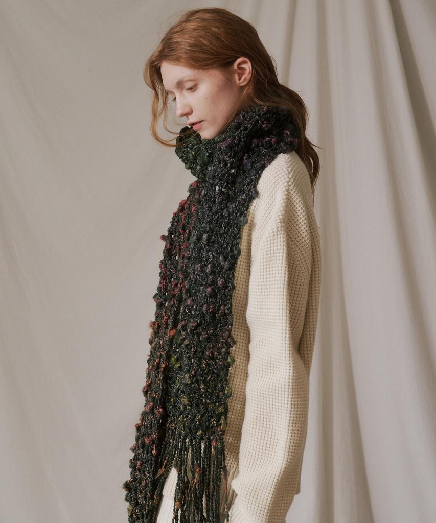 Miseutikotita Twilight Meadow Scarf - Deep Green