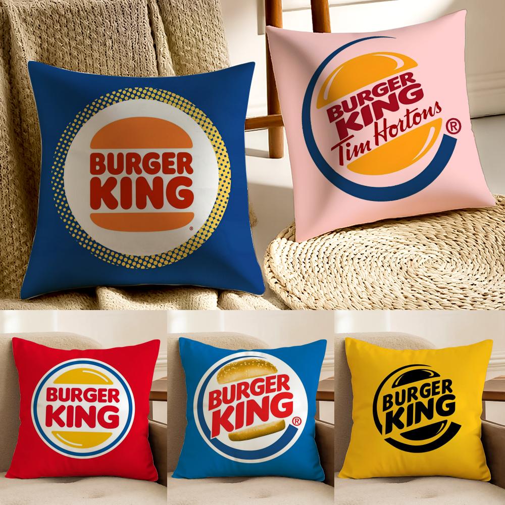 Популярный бренд фастфуда BBurger KKing Наволочка-подушка Антипылевой клещ Декор гостиной Диван Подушка Комната