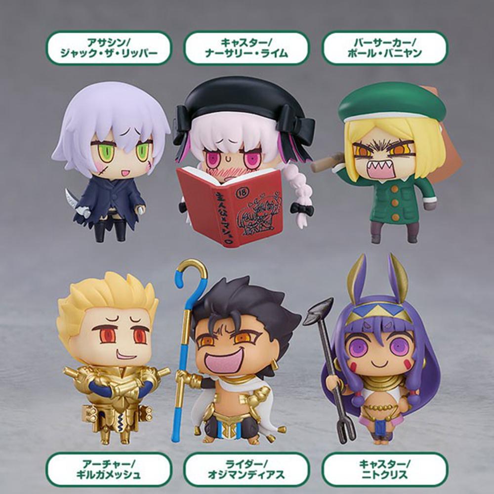 3,5 см 6 шт./1 набор Аниме Fate/Grand Order Фигурка Набор Эпизодов Модель Игрушка Кукла Коллекция Действие 3 Развлекательная Игра Безопасная Для Детей Веселье