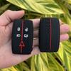 Силиконовый чехол-брелок для ключа автомобиля для Land Rover Jaguar XF XFR XK XKR XK8 XJ8 2007-2013 5 кнопок Keyless Go Держатель корпуса пульта