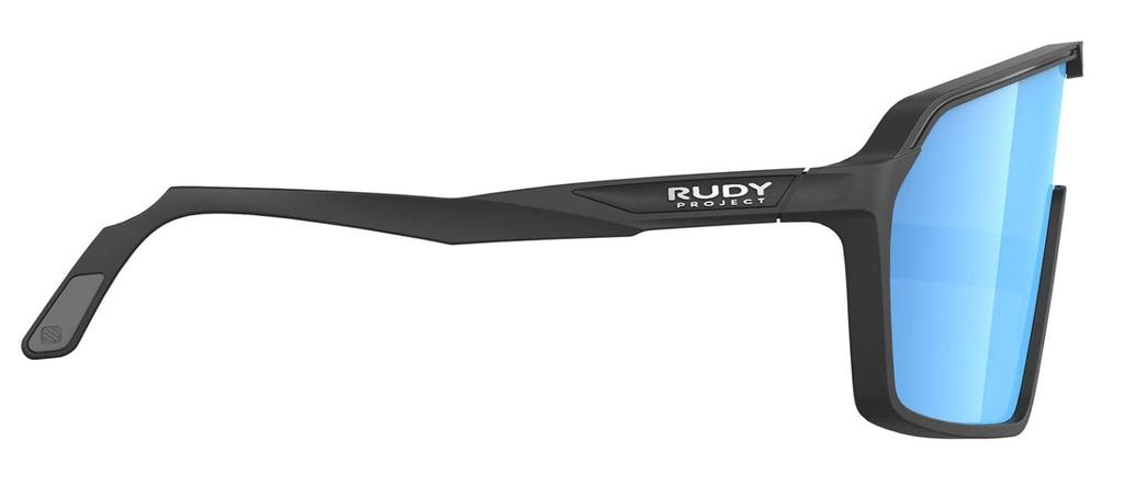 Rudy Project SPINSHIELD Sports Black Matte Blue Sunglasses, Frame, Multi-Laser Lens, SP723906-0002