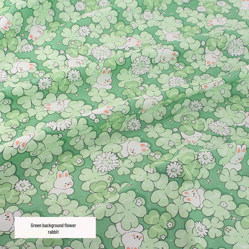 Тщательно отобранная хлопковая саржа с цветочным принтом для детского платья и детского постельного белья