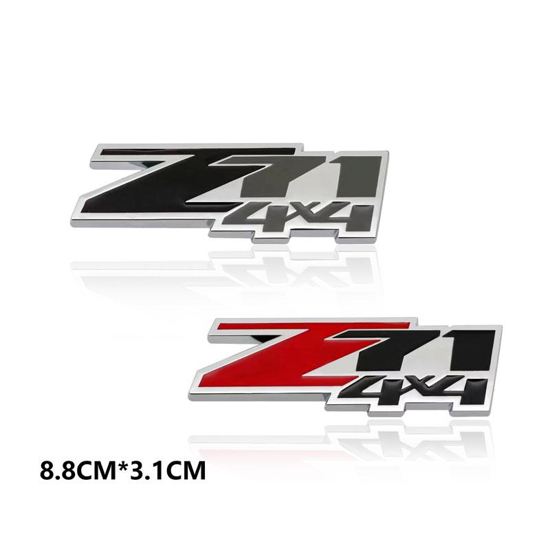 3D металлический значок Z71 4 * 4 на переднюю решетку радиатора автомобиля для траверса автомобиля TAHOE COLORADO, наклейка с логотипом на багажник автомобиля
