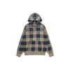 Vans FW22 Plaid Logo Patch Pullover Hoodie Unisex Hoodies Brown VN0A7YGOY7Q