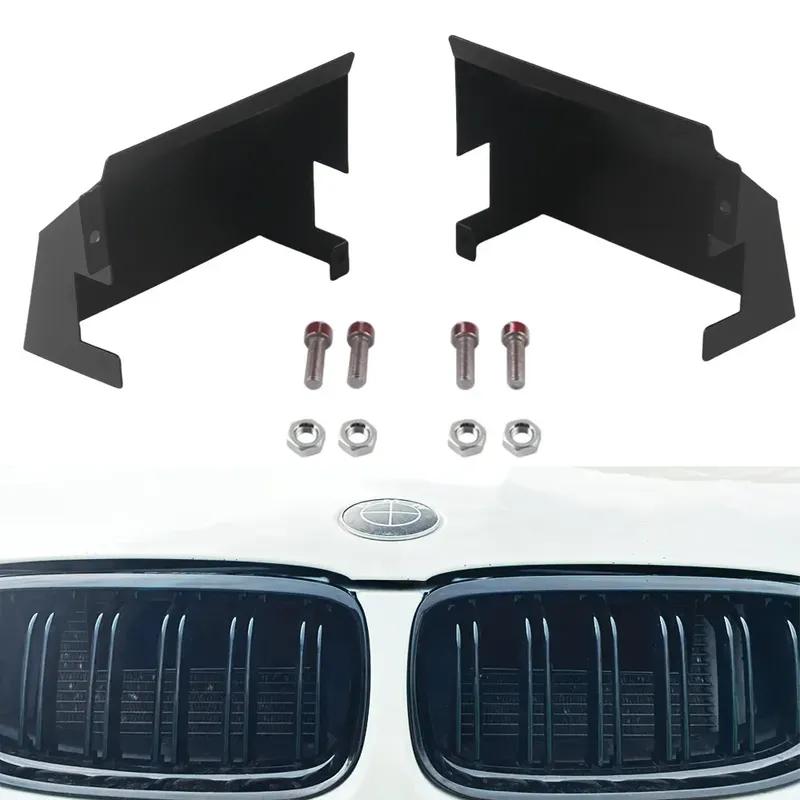 a pair Black Aluminum Dynamic Air Intake Scoops For BMW E90 E93 E92 335i 335xi 328i 328xi 2007-2012 N54 N55 Engine