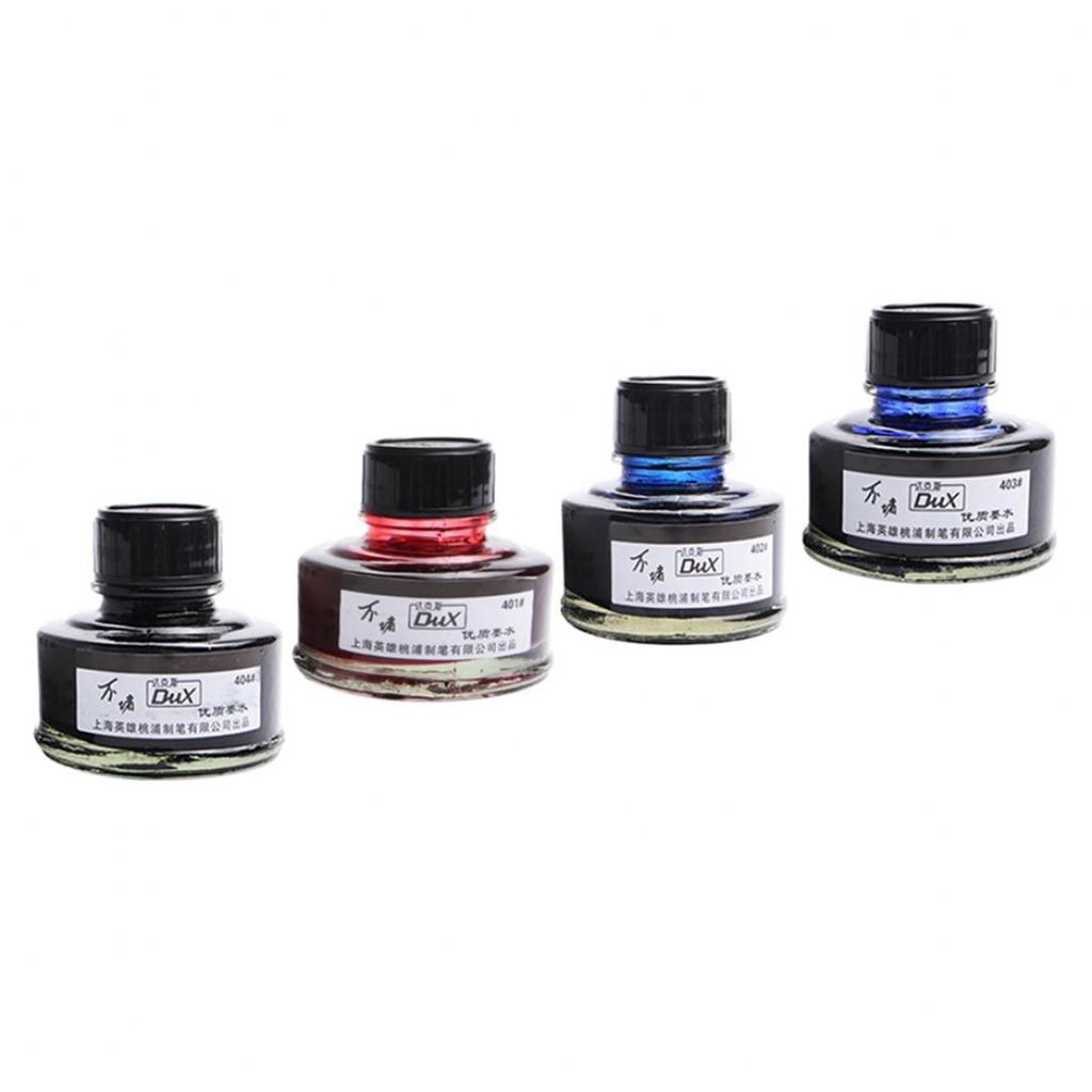 Checkmate 50ML Smooth Writing Fountain Pen Ink Glass Bottle Student School Office Supplies
