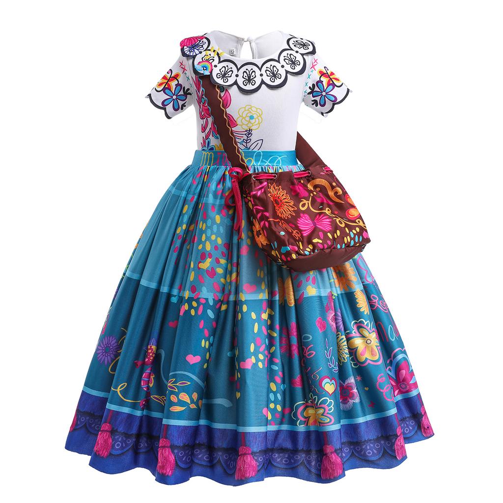 Kids Princess Costume Girls Elsa Anna Dress Carnival Cosplay Snow White Aurora Moana Rapunzel Mermaid Belle Party Outfits