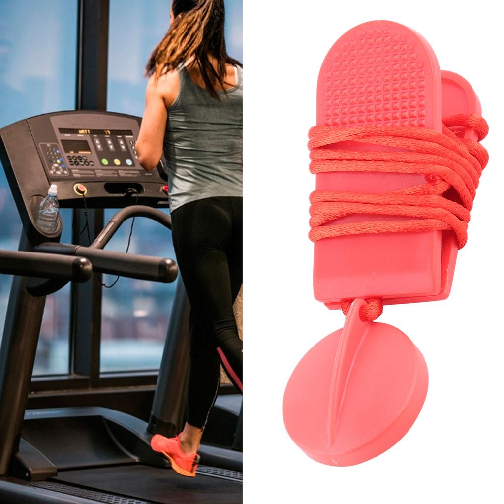 Беговая дорожка Универсальный предохранительный выключатель Блокировка Спортивная беговая машина Ключ безопасности Красный(Большой размер)