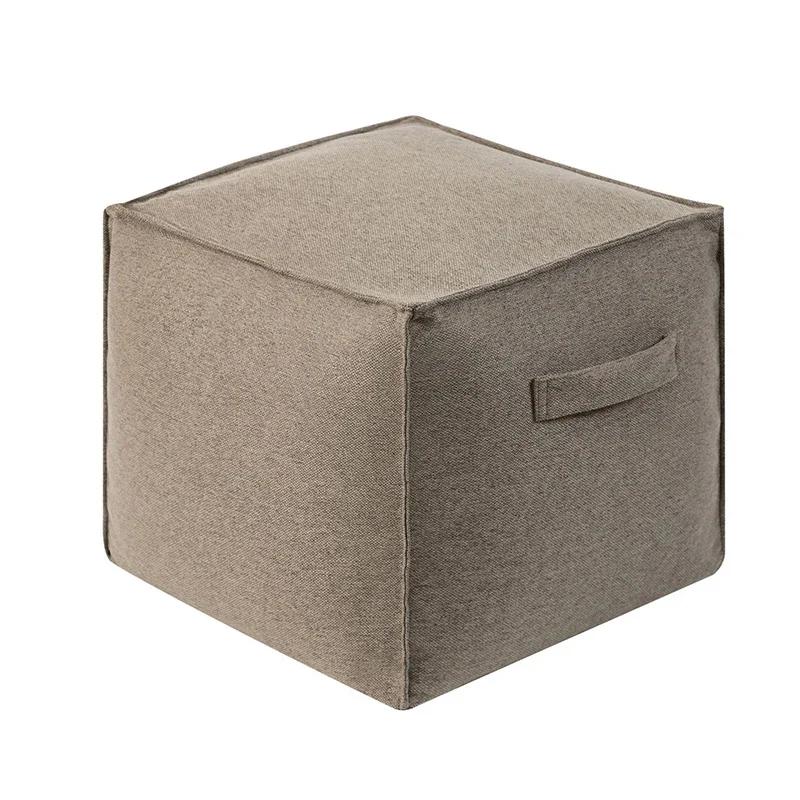 Квадратный набивной марокканский пуф пуфик подставка для ног квадратная напольная подушка подставка для ног для гостиной спальни и под стол