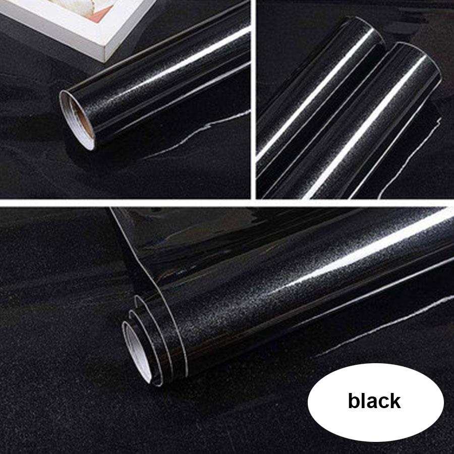 Перламутровые Однотонные Маслостойкие ПВХ Обои Самоклеящаяся Водонепроницаемая Ремонтная Наклейка для Кухонной Мебели Стола Шкафа