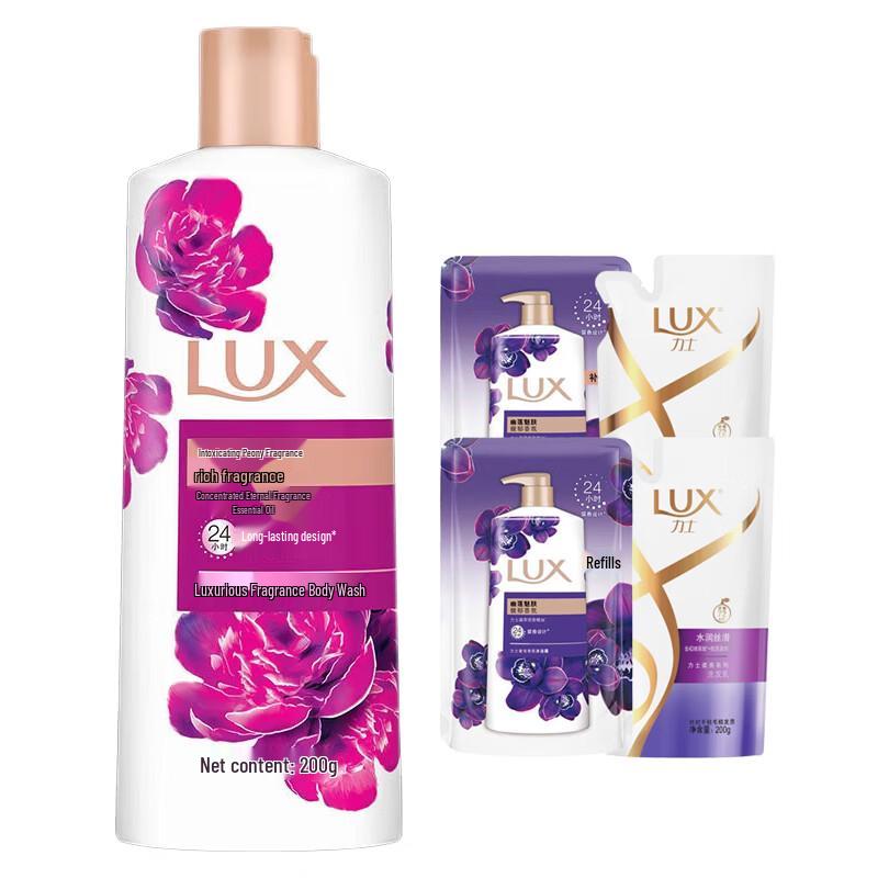 Lux Enchanting Peony Hair & Body Care 5-Piece Set