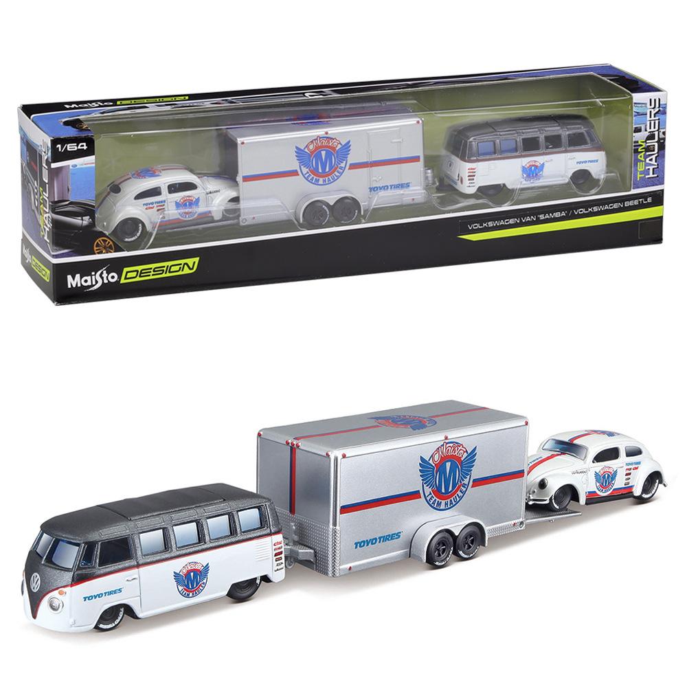 Maisto 1:64 1979 Chevrolet® K5/Car Traller/1971 chevrolet vega Blazer die-cast precision model car Model collection gift