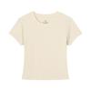 Solid Color Short-sleeved T-shirt for Women's New Inner Round Neck Bottoming Shirt Versatile and Slim