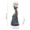 Elephant Lamp Statue Decor Sculpture with Light Figurine Desktop Ornament for