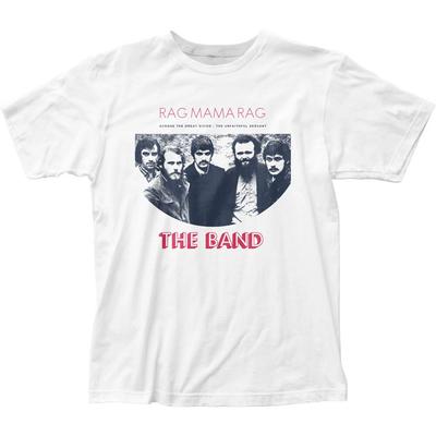 The Band Rag Mama Rag Мужская футболка Рок-н-ролл Классическая футболка группы Новая белая