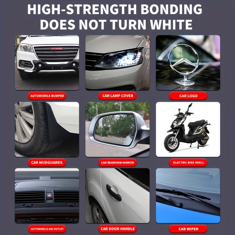 Car Bumper Glue - Plastic Special Hardening Plastic, Strong Special Glue Universal Welding, Repairing Plastic Parts, Side Mirror