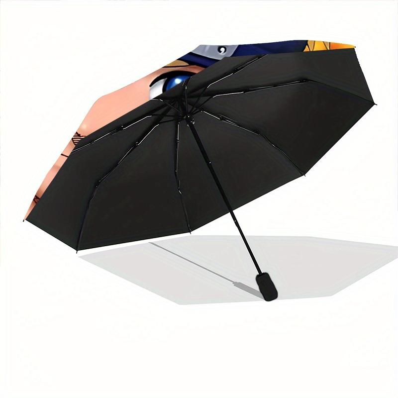 1pc Naruto Design Automatic Open/Close Umbrella - Compact Travel Umbrella, Perfect Gift for Friends -Intricate Design Umbrella yy250811057