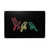 Retro Ajax Bob Marley Metal Sign Personalized Three Little Birds Tin Plaques Cafe Man Cave Bar Decorations Art  Tin Sign