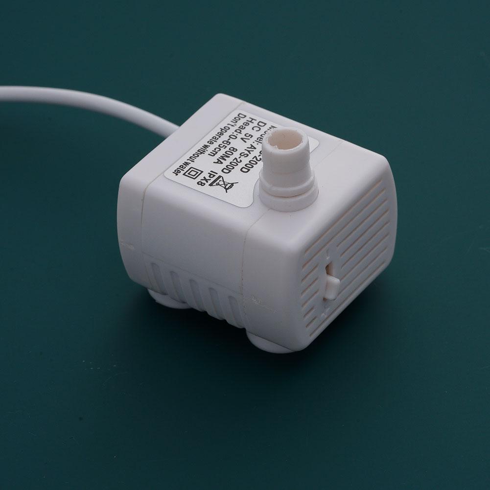1/2 шт. 200 л/ч 2 Вт Мини Погружной Насос USB DC 5 В Поилка для домашних животных Ультра-тихий DR-DC160 Насос Мотор Водяной Бесколлекторный