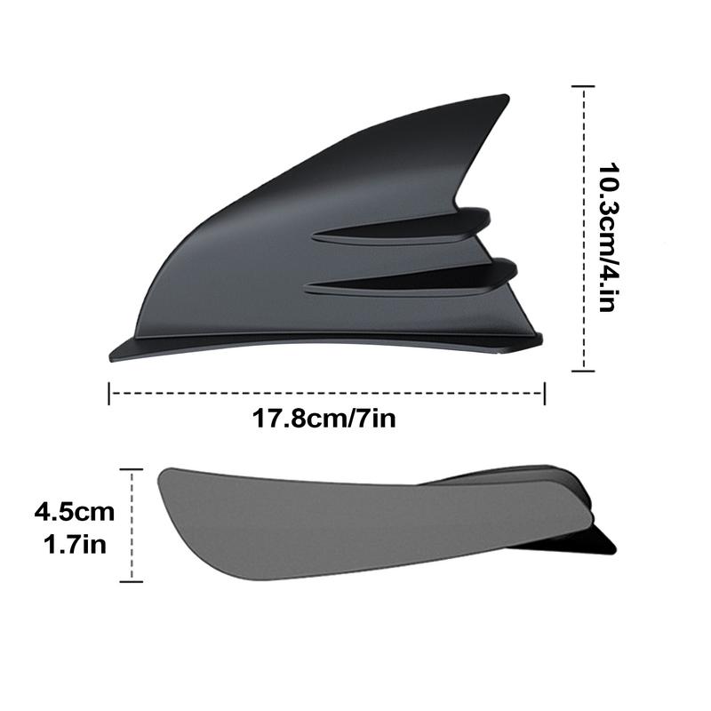 Motorcycle Fairing Winglets Thickened Spoiler Wing Front Fairing Winglets Practical Motorcycle Spoiler Motorcycle Modified Parts