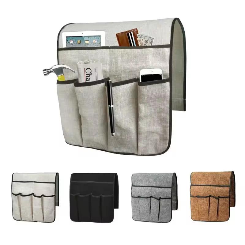Бытовое кресло Caddy Felt Couch Recliner Подлокотник Органайзер для журналов, планшетов, сотовых телефонов, пультов дистанционного управления, подвесная сумка для хранения