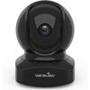 Сетевая камера Wansview Q5 2K 3 мегапикселя, радионяня, черная, подключение по Wi-Fi 2,4 ГГц, для внутренней безопасности