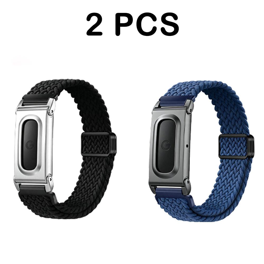 Нейлоновый плетеный ремешок для Google Fitbit Air Стильная цветовая гамма Регулируемый браслет Запасной ремешок для запястья для Google Fitbit Air