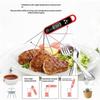 Цифровой термометр для мяса Мгновенное точное измерение Складной Длинный щуп Легкое хранение для кухни Барбекю Гриль Индейка Стейк Приготовление