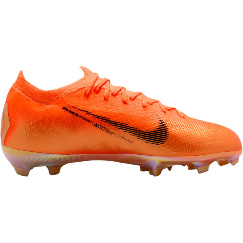 Nike Mercurial Vapor 16 Pro Удобные и модные низкие детские футбольные бутсы Золотой Черный Подростковые IO1556-800
