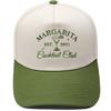 MARGARITA Cocktail Club Truck Driver Hat Embroidery Color Matching Baseball Cap Men's and Women's Casual