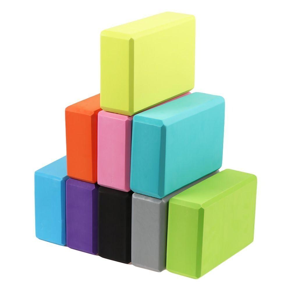 Non-Slip Sports Stretching EVA Exercise Pilates Fitness Equipment Yoga Block Brick Gym Foam