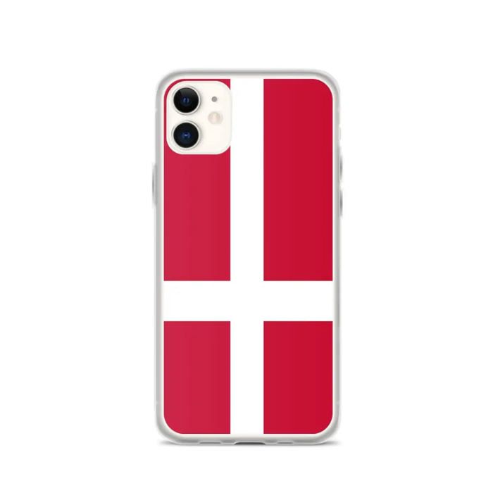 Coque Pour iPhone - PIXELFORMA - iPhone 11 - Drapeau Du Danemark - Silicone Souple - Design Léger