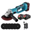 ONEVAN 20V Rechargeable Disc 388VF Disc Cordless Rechargeable Brushless Rotating Variable 100mm Grinding and Storage Case Grinder, (Two Grinders),