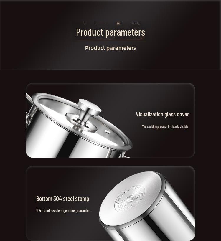 Сковорода большой емкости из нержавеющей стали марки 304 с корзиной — углубленная и высокая для универсального приготовления блюд