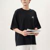 New Balance Футболка Boston Tee Азиатский размер 'Черный Белый' Мужская AMT22391-BK