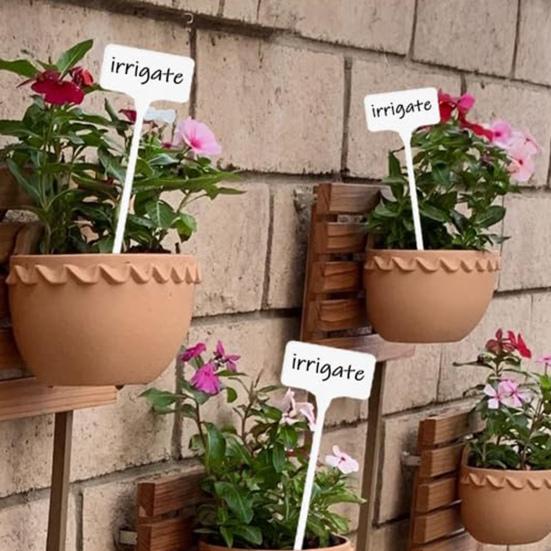 30 шт. этикетки для растений Т-образные пластиковые водонепроницаемые бирки для растений легко писать сад