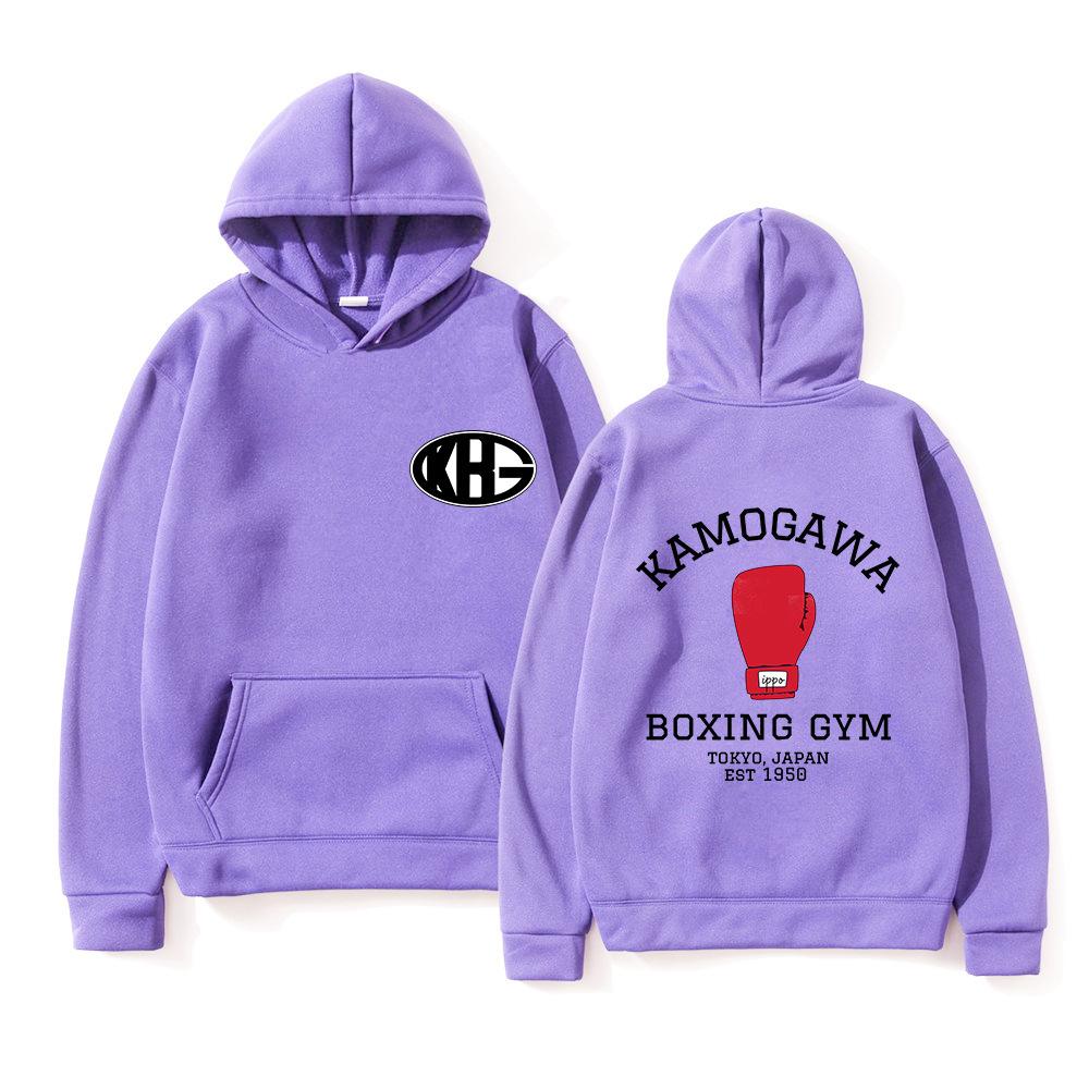 Горячая аниме-толстовка Hajime No Ippo Kamogawa Boxing Gym Hoodies Women Sweartshirt
