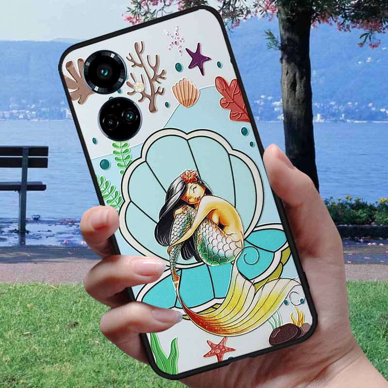 Чехол для Tecno Camon 19 Camon19 Neo 3D Рельефный Тисненый Чехол для Телефона Для Tecno Camon 19 Pro 4G 5G Neo Мягкий Силикон Мультяшный