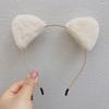 Glitter Cute Cat Ears Headband Kitty Headband Women Girls Kids Sparkly Hair Metal Hoop Shiny Hair Bands Hair Accessories