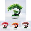 Pinus Hwangshanensis Mini Plastic Bonsai Landscape Ornament For House Interior Decoration