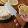 1 шт. Нож для сыра - Нож для сыра из нержавеющей стали с ручкой из акации