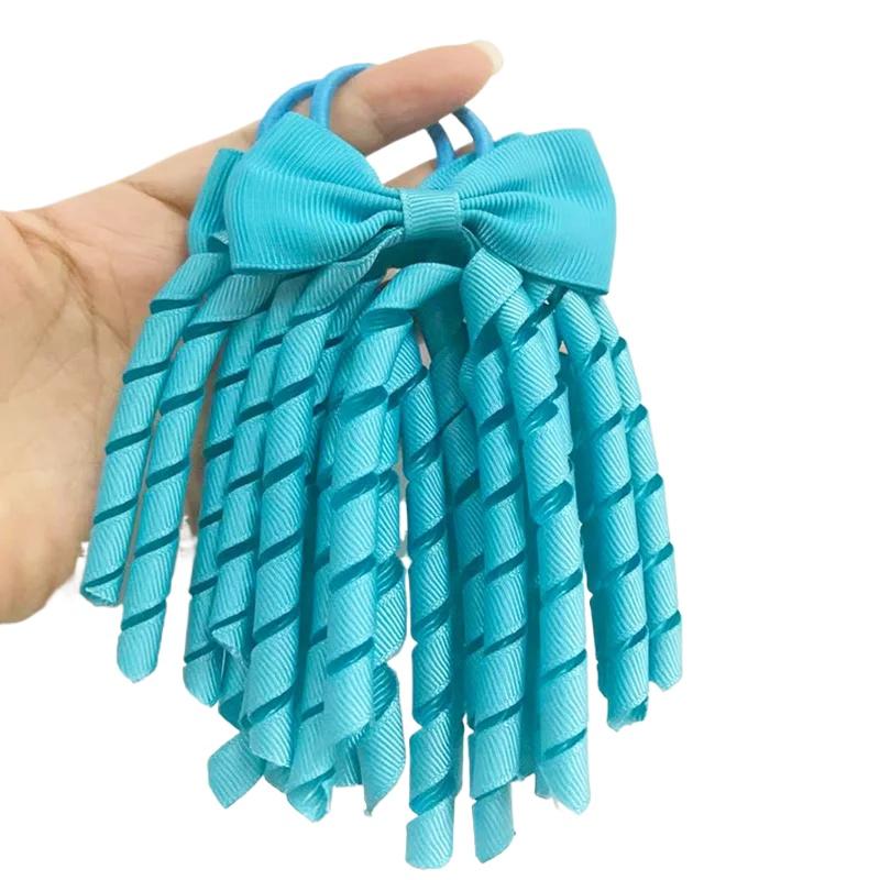 Кольцо для волос для девочек Резинка для волос Болельщица для девочек Повязка на голову с бантом Головной убор Веревка для волос Банты для волос Модные аксессуары для волос