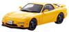 Hiko Seven CARNEL Масштабная модель Mazda Тип 1997 Sunburst Yellow Готовая модель CN439701 1/43 RX-7 RS-R (ФД3С)