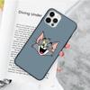 JT49 Tom and Jerry Black Soft Case for OPPO Reno 8 6 5 4 Pro Plus Find X3 A17 A3 A31 A38 A40 A53 A54 A55 A74 A76 A78 A77 A80 A94 A95 A96 Lite