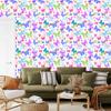 Colorful butterflies and hearts wallpaper for living room and bedroom 50x1000