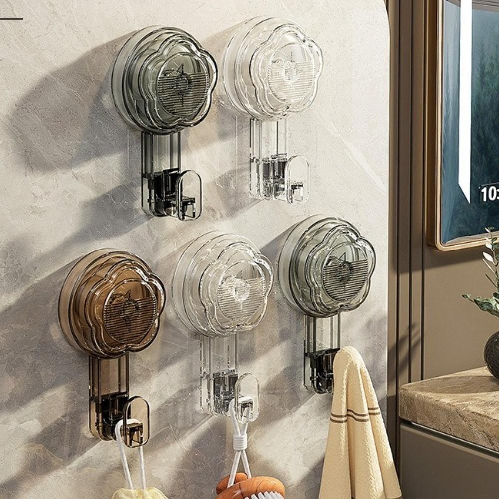 Настенный вращающийся крючок с присоской, крючок для халата без проколов, крючок для ванной комнаты с присоской, не оставляющий следов