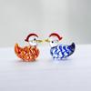 Mini Cute Glass Mandarin Duck Figurine Cartoon Animal Tiny Statue Craft Ornament Home Garden Micro Landscap Decor Accessories