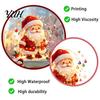 Santa Claus Wall Decals Snowman Christmas Static Window Clings, Reusable Stickers, Removable Stickers Colorful Holiday Home Shop Decorations